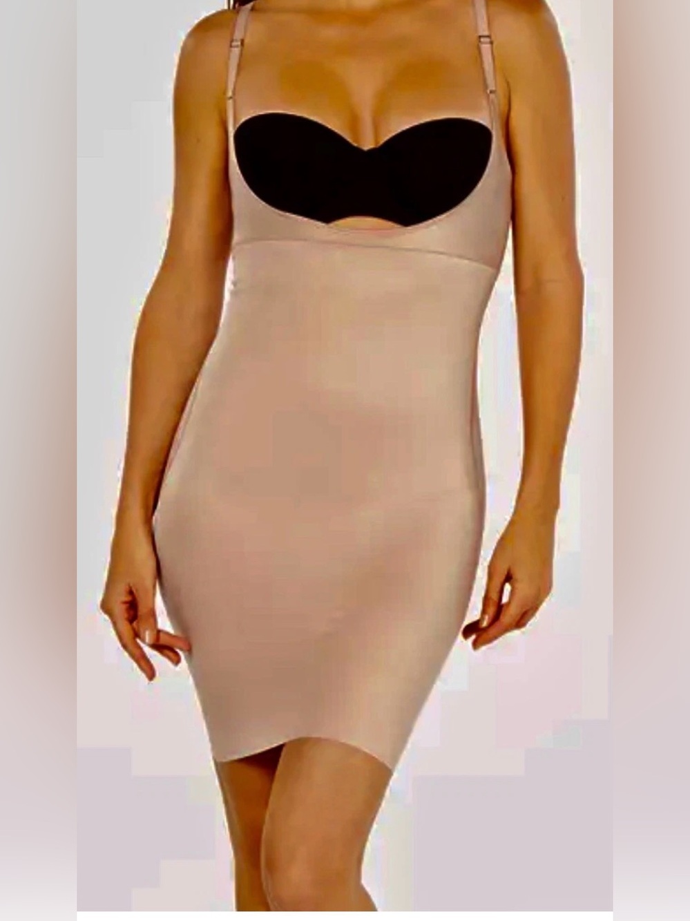 Nwot SPANX SmartGrip Full Slip Open bust Sz XL